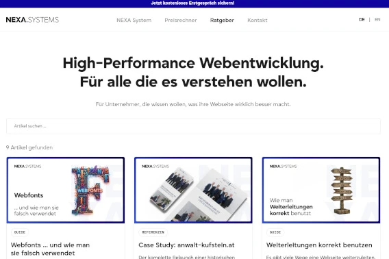 Ein Blog als Feature