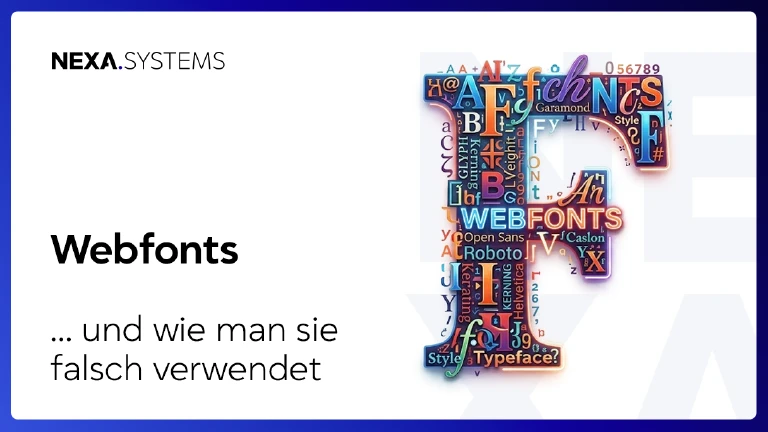 Webfonts ... und wie man sie falsch verwendet